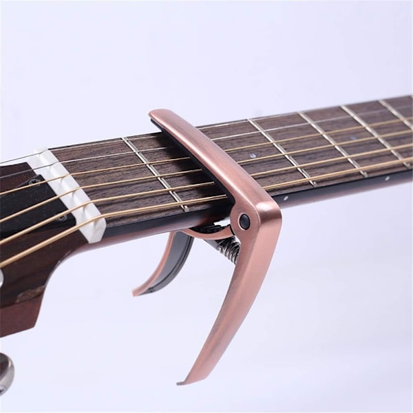 Musikinstrument Akustisk Gitarr Elgitarr Metall Gitarr Ukulele Klämmor Universal Tillbehör Roséguld Stämklämmor