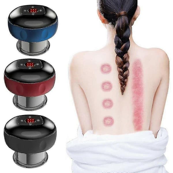 Smart Cupping Therapy Massager med Rødlysbehandling Elektrisk Cupping Massageapparat Red