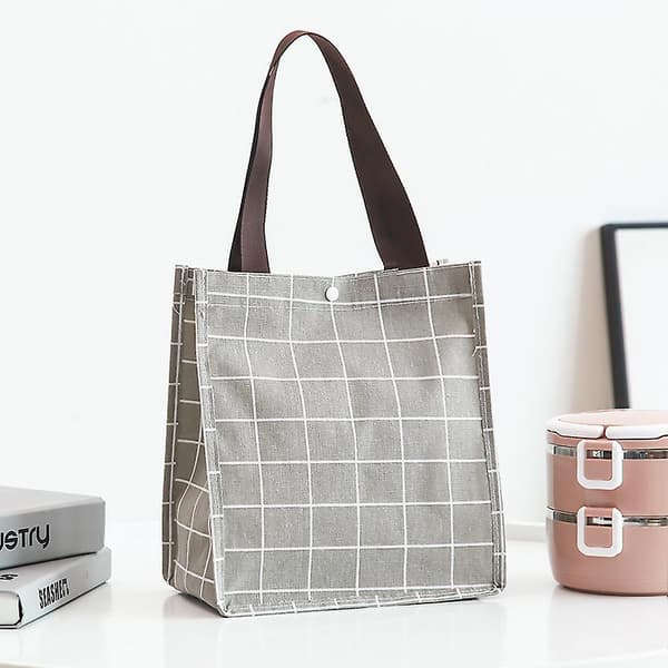 Matpose Kjølebag Matboks Tote For Kvinner Menn Voksne Barn (21*24*12.5cm) E