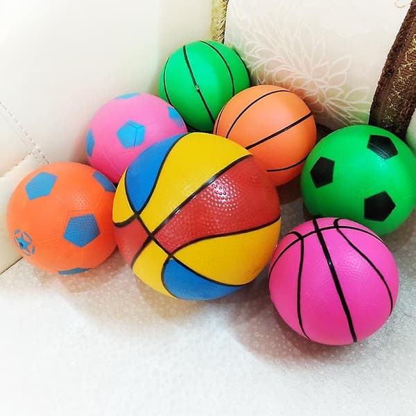 2 st Uppblåsbara Basketbollar Mini Studsande Basketboll Sportboll För Barn Basketball