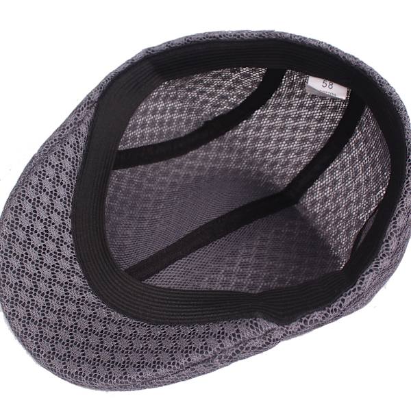 Vintage Mesh Baretti Ivy Baretti Hengittävä Newsboy-hattu Miesten Litteä Lippalakki Kesäinen Golfhattu Hengittävä Mesh Unisex Litteä Lippalakki