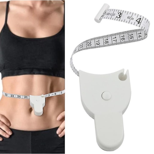 Mätband för kroppsmätning, perfekt midjemåttband White