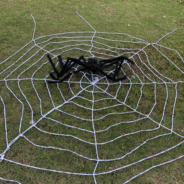 Realistisk Edderkopp 3 stk 50cm Lang - Skummel Simuleringsdyremodell Leke - Høy Fleksibel Elastisitet - Stresslindring