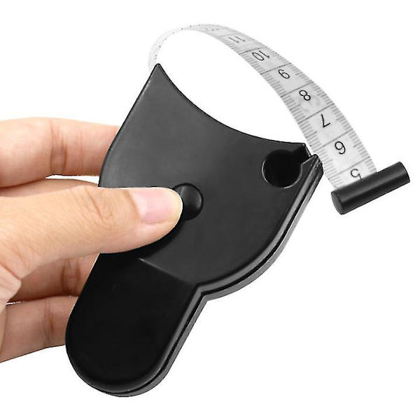 Mätband för kroppsmätning, perfekt midjemåttband Black