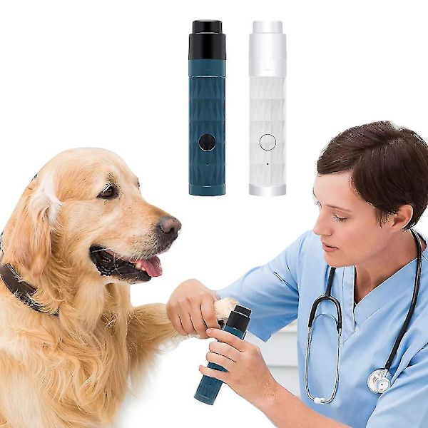 Automatisk neglelakkmaskin for kjæledyr, elektriske klippere for katt og hund, manikyr White