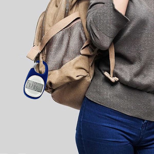 3D Digital Enkel Stegräknare med Clip-On Funktion Blue