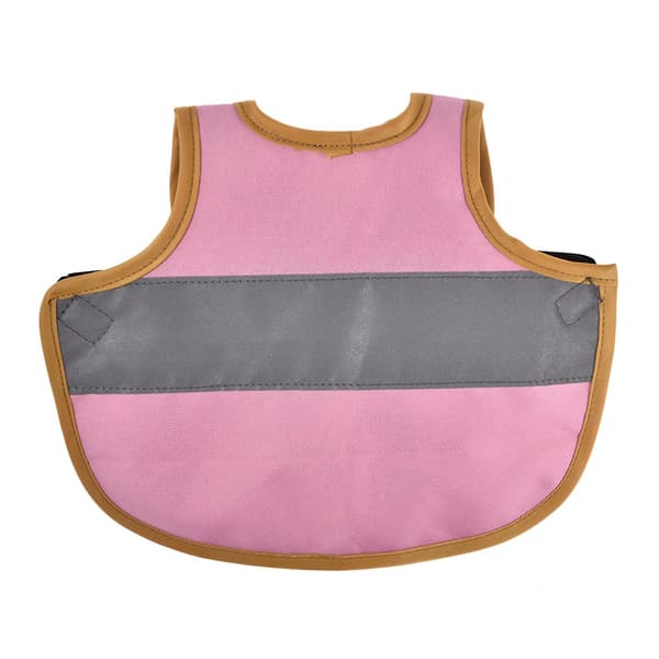 Kycklingsadlar Fjäderfäförkläden med elastiska band Kycklingsskydd Pink