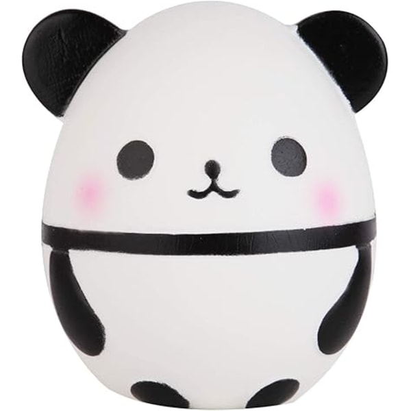 Panda Ägg Nyhet Stressavlastande Leksaker och Prylar (Vit, 15cm*13cm*12cm), Kawaii Festartiklar Lämpliga för Vuxna och Barns Spel