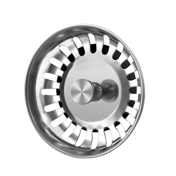 2 st rostfria köksavloppsfilter - Universal köksavloppsfilter (Dia: 78MM), Anti-blockerande köksavloppsfilter, Snabbavrinning rostfritt stål