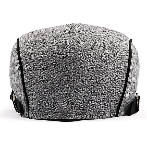 Herr Duckbill Newsboy Gatsby Cap Cabbie Beret Flat Ivy Hats Light Grey