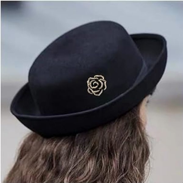 Lavendelblomma brosch kristall strass tulpan brosch eleganta accessoarer smycken kvinnor broscher och nålar modesmycken bröllopsblommor kavajnål