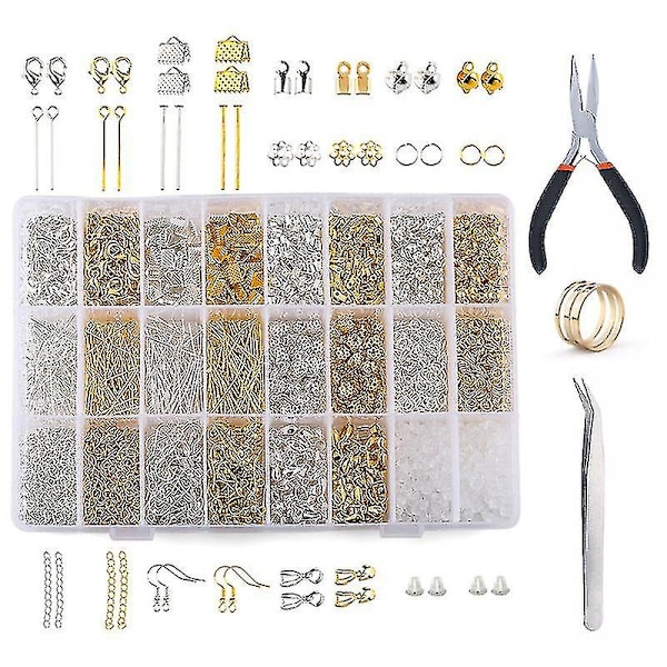 Smyckestillverkningssatser Smyckestillverkningstillbehörssatser SET2 1763PCS