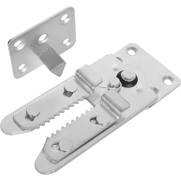 8 stk. sektionssofaforbindere, galvaniseret jern sofasektionsforbindere, møbelforbindere sofaklips (14 cm × 5,6 cm)