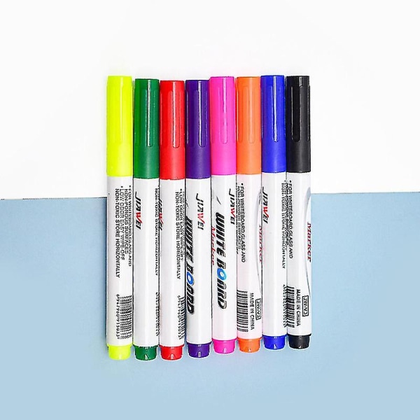 4-12 Färg Magisk Flytande Vattenmålning Penna 4 Färg Vattenritning Återanvändbar Målarbok Sensorisk Utbildning Leksak 8 Color