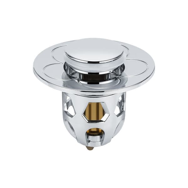 2 stk. universal vaskprop (sølv), pop-up vaskprop, indvendig diameter 30 mm, anti-tilstopnings afløbsrør, egnet til badekar køkkenvask,