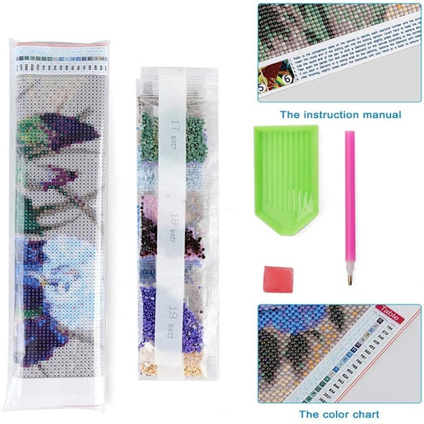 Täysi pora 5D timanttimaalaussarja 30x30cm Vaahteranlehti Perhonen DIY Strassi Ristipisto Kirjonta Taide Käsityö Kodin Seinäkoriste Täysi Timantti Emb