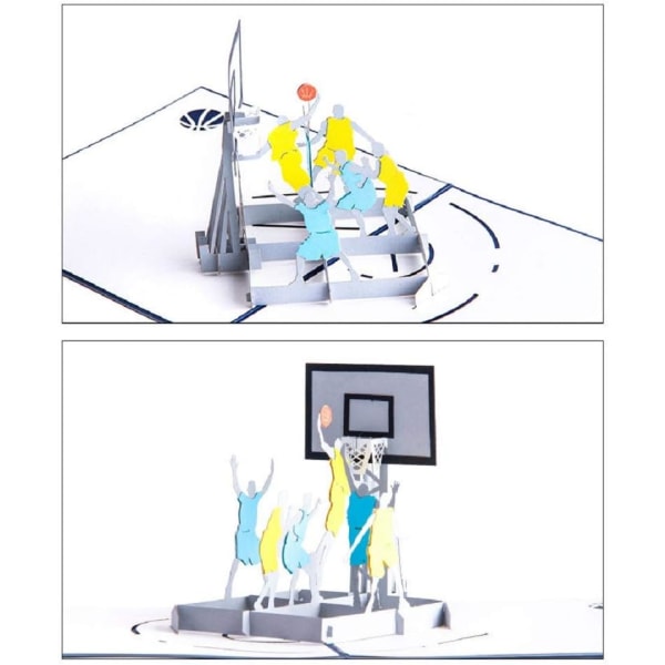 3D Pop Up [Syntymäpäiväkortti] [Onnittelukortti] [Valmistujaiskortti] luovalla paperileikkauskuviolla, lahja syntymäpäiväksi, valmistujaisiin, jouluksi, isänpäiväksi Playi