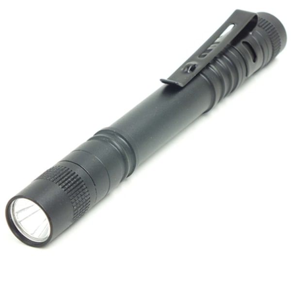 LE Pocket Pen Torch Lommelygte C120, Lille, Mini, Stylus Pen Lommelygte med Klips, AAA Batteridrevet [Ikke Inkluderet], Perfekt Lommelygte til Inspektion, Arbejde,