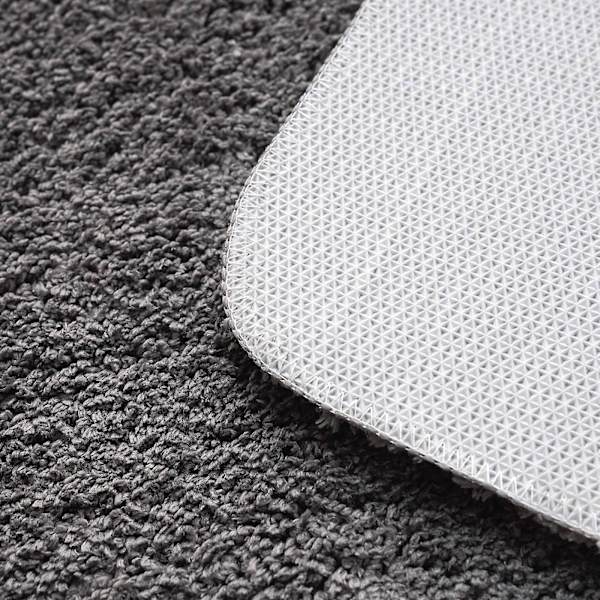Bade Måtter Skridsikker Brusemåtte Absorberende Lille Tæppe Dørmåtte Indendørs Køkken Tæpper dark grey 40*120CM
