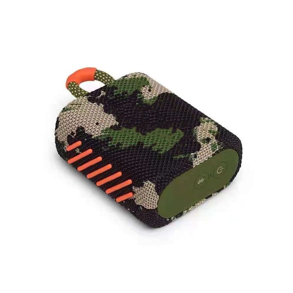 Yksi (maastokuvio, noin 12*7,5*4,4cm) langaton Bluetooth mini ulkoilu juoksu pieni kaiutin, langaton Bluetooth kannettava kaiutin integroidulla