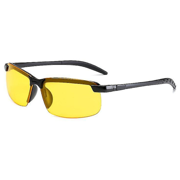 Miesten UV400 päivä- ja yöaurinkolasit Yellow