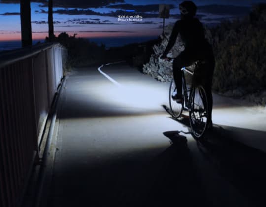 Blå Oppladbare LED Sykkel Baklykter, Sykkel Speedometer