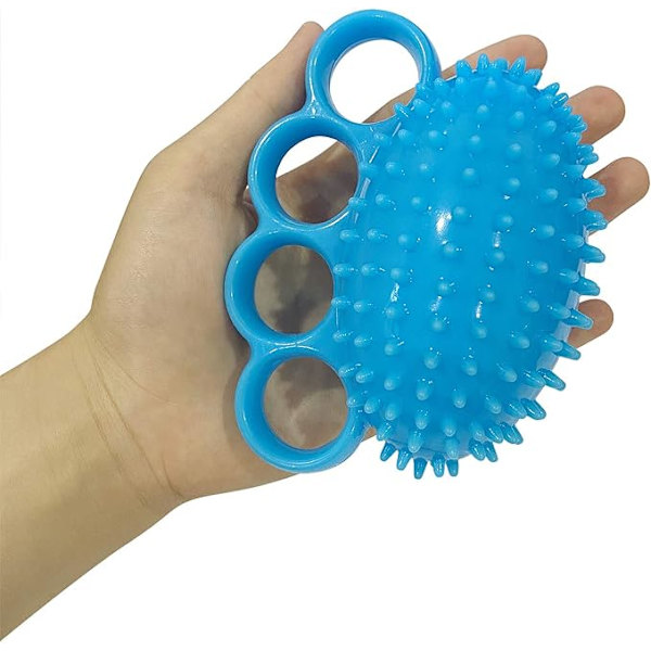 Fingermassage konvex punkt greppboll, fingertränare, styrketräningsapparat, äldre, vuxna och barn handtryckreducerande boll