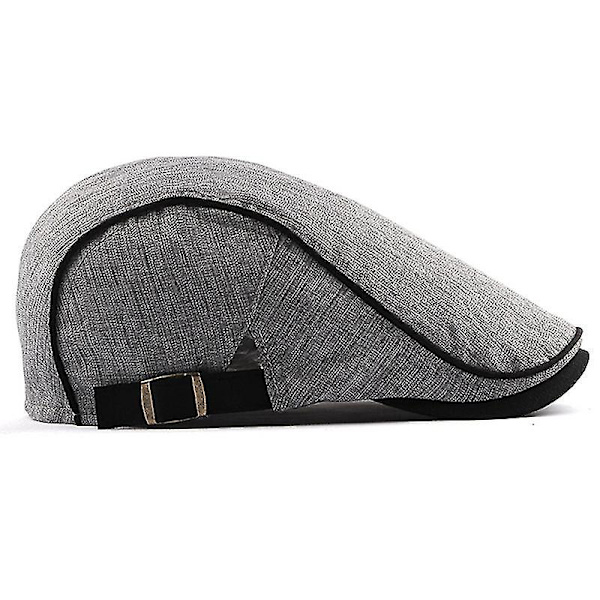 Herr Duckbill Newsboy Gatsby Cap Cabbie Beret Flat Ivy Hats Light Grey