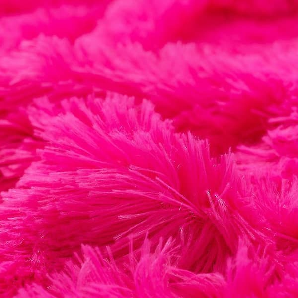 Mjuk och fluffig kuddfodral prydnadskudde heminredning Rose Red