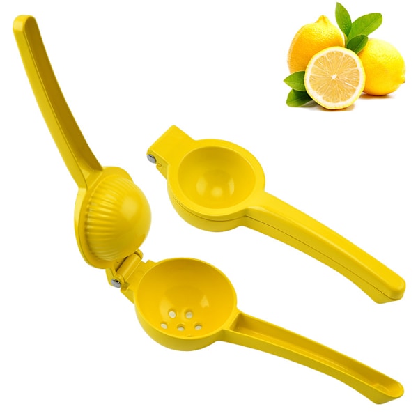 Aluminium Citronpress, Citruspress - Kommersiell Klass Aluminium Citruspress - Ergonomisk Handhållen Citruspress (Röd) - Essential Kitchen Su