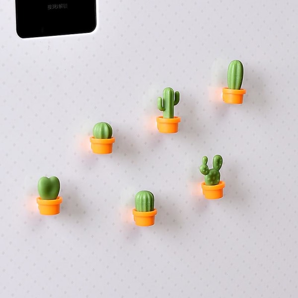 Magneter för kylskåp starka magneter för kylskåp minikylskåpsmagneter söta dekormagneter för whiteboard kylskåp Orange