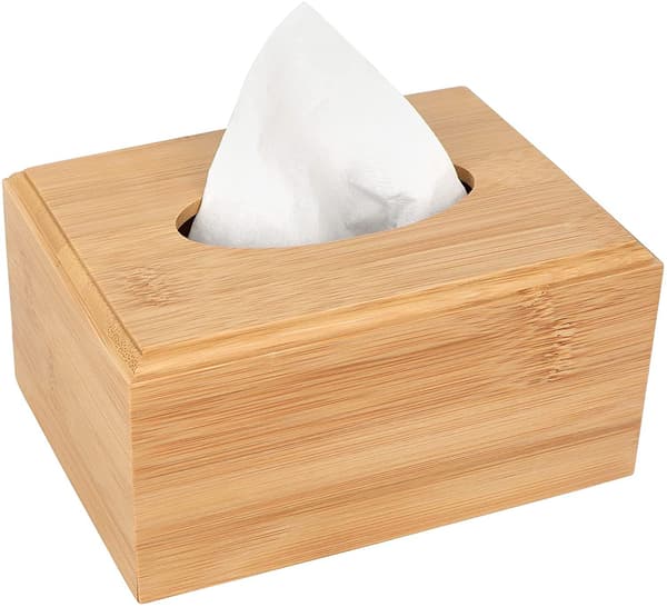 Tørkepapirboks med bunn, tre