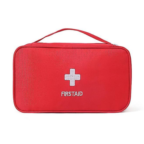 First Aid Kit Epidemic Prevention Package Hem Fysioterapiväska Räddningspåsar Red
