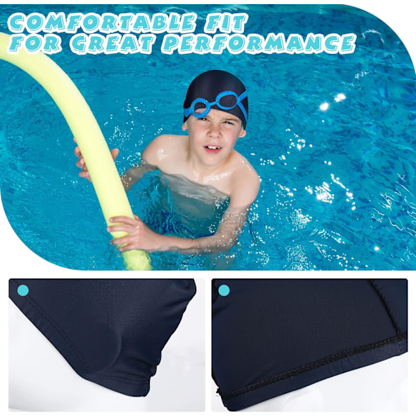 Barn Badmössa Polyester Simmössa Tyg Elastisk Simmössa Nylon Barn Poolmössa för Långt Hår Vattentät Unisex Simhatt
