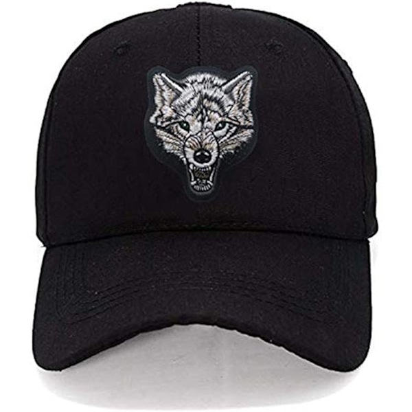Taktisk Broderad Patch med Ryttande Varg, Broderat Djurmärke, Kardborreband