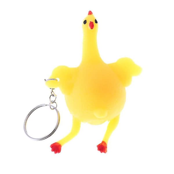 Morsom Klemme Kylling Legger Egg Nøkkelringer Ventil 1pcs