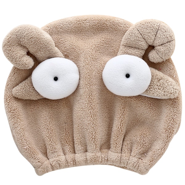 Duschmössa, 1 st rosa tecknad duschmössa duschhandduk och spa duschmössa torr huvudhandduk absorberande snabb torkande mössa barnens hårhandduk