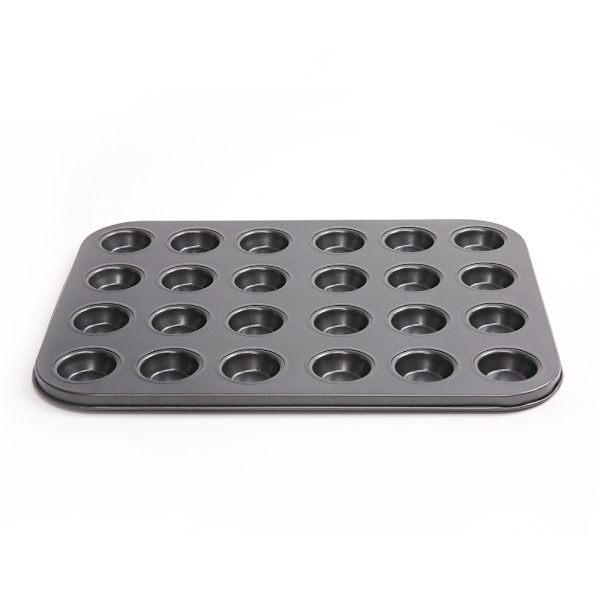 24 set svart 30,5*26,5*1,5 cm minikakaform i non-stick