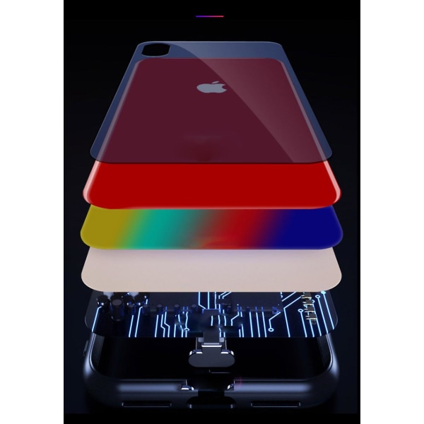 Call Flash Enkelt phone case för Iphone, gradient iPhone 12PRO MAX
