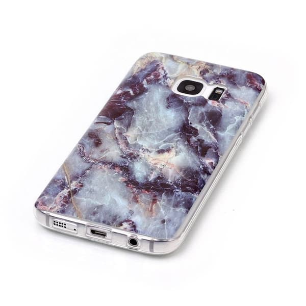 Samsung S7 Skal Marmor Grå TPU