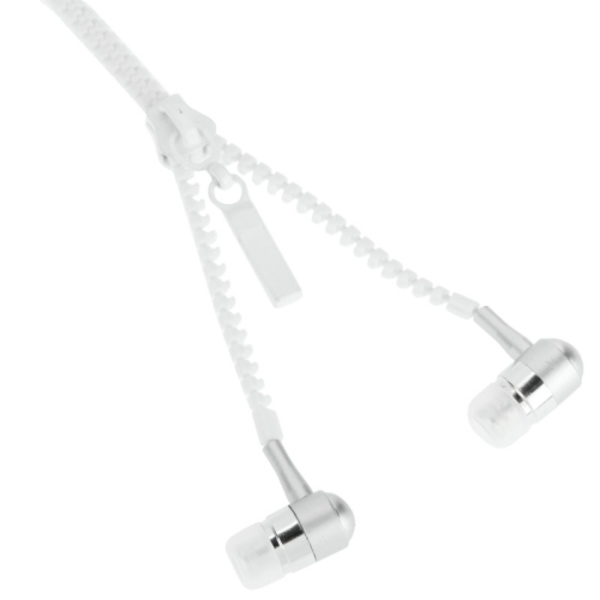 Zipper Hörlur Vit