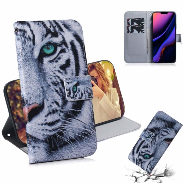 iPhone 11 Pro Plånbok Tiger grå