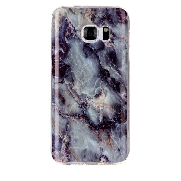 Samsung S7 Skal Marmor Grå TPU