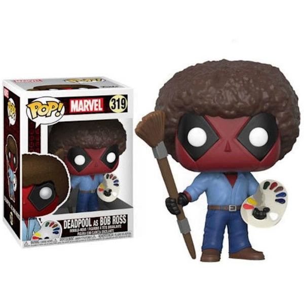 Funko pop! Marvel - Deadpool Spilletid: Deadpool Bob Ross - 9 cm Deadpool Bob Ross