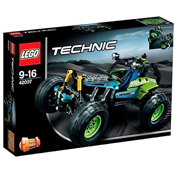 LEGO TECHNIC byggsats - Terrängbilen - 42037 - Barn - Blå - 494 delar Limegrön, blå