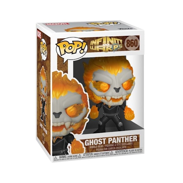 Funko Pop! Marvel: Infinity Warps - Ghost Panther Flerfärgad