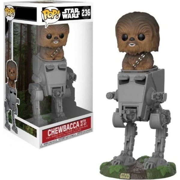 Funko POP! Deluxe: Star Wars: AT-ST med Chewbacca
