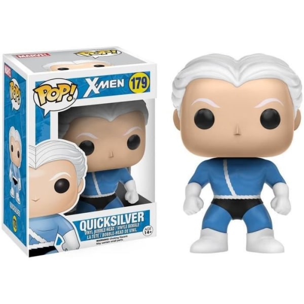 Funko Pop! X-Men: Quicksilver - Bobble Head 9cm - Fönsterlåda Flerfärgad