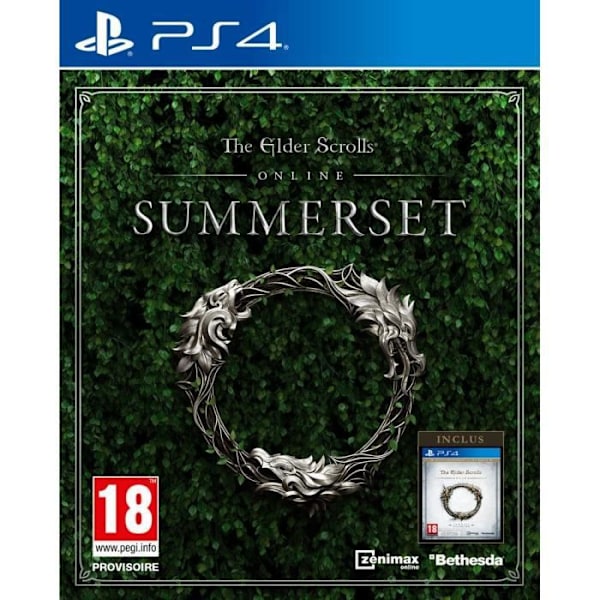 Videopeli - Bethesda Softworks - The Elder Scrolls Online: Summerset - PS4 - Roolipeli - 1 pelaaja Vit