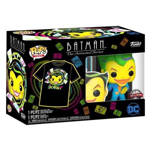 Pop! & Tee - Dc- Joker(bklt) - Str. L